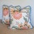 Schumacher Schumacher Hothouse Flowers in Sunshine Pillows With Blue Butterfly Flange For Sale - Image 4 of 7