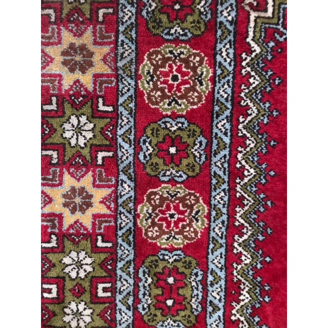 Vintage Hand-Knotted Moroccan Rabat For Sale - Image 10 of 13
