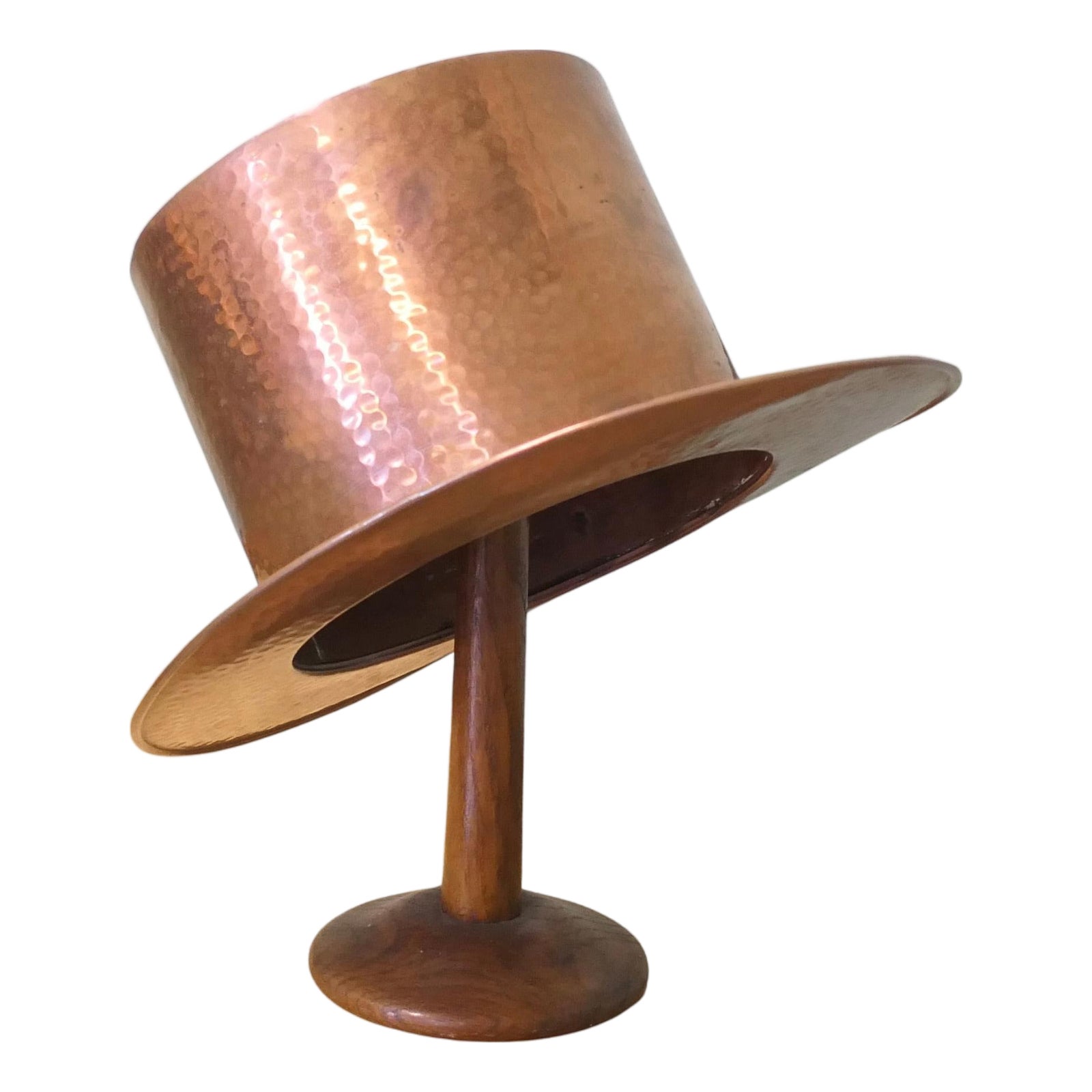 Arts and Crafts Copper Milliners Trade Sign, 1960 | Chairish