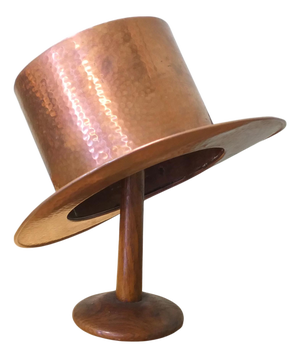 Arts and Crafts Copper Milliners Trade Sign, 1960