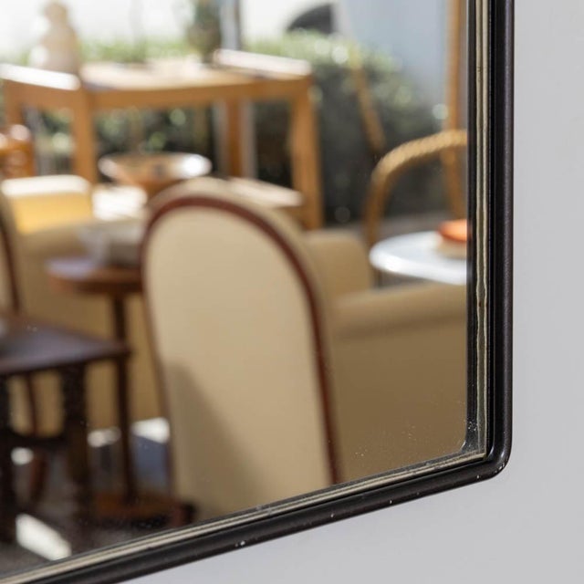 1950s French Iron Painted Mirror For Sale - Image 9 of 9