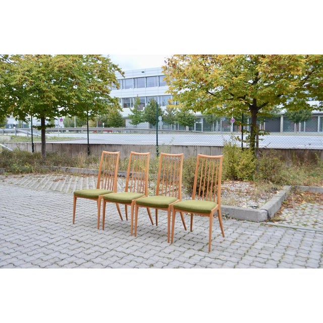 Ernst Martin Dettinger designed this sculptural dining chair. Manufactured by Lucas Schnaidt in Germany in the 50ties The...