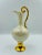 Mid 20th Century Hollywood Regency Iridescent Vase With 22kt Gold Gilt Handle & Accents For Sale - Image 12 of 12