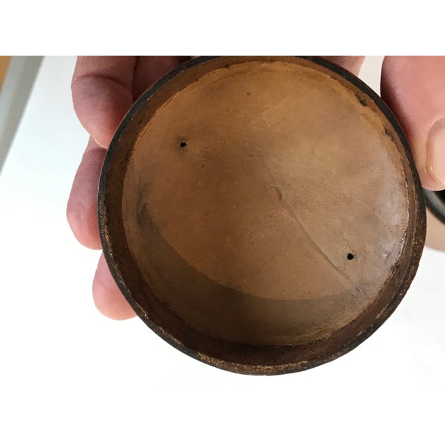 Made in Italy Leather Box W/ Lid For Sale - Image 4 of 8