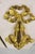Gold French Louis XV Gold Gilt Bronze Ribbon Drape Large Wall Plaque Sconces - A Pair For Sale - Image 8 of 16