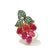 Bochic "Orient" Vintage Ruby & Emerald Bubble Wine Ring Set 18K & Silver For Sale - Image 17 of 18