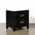 Mid-Century Modernist Rectilinear Nightstands in Black Lacquer With Greek Pulls For Sale - Image 10 of 11