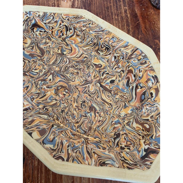 Terre Mele (French aptware) is a unique process of mixing different pieces of color infused clay to create the marbled...