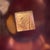 Plastic Vintage Sculpture of a Lucite in the Shape of an Egg Golden Pyramid Vasa Era For Sale - Image 7 of 15