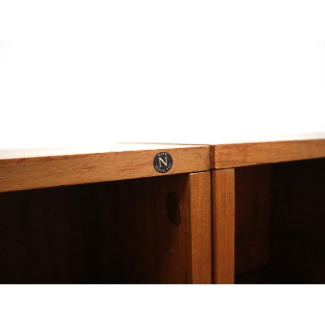 Mid-Century Modern Vintage Wall Unit by Marius Byrialsen for Nipu, 1960s For Sale - Image 3 of 6