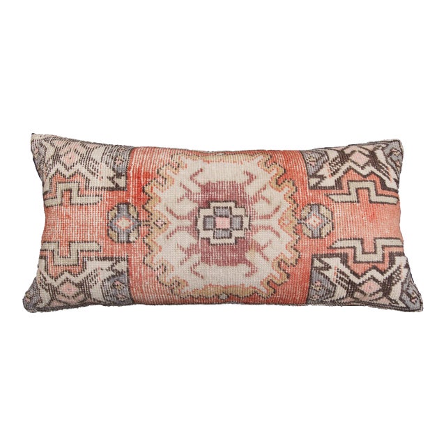 Over Size Decorative Handwoven Rug Pillow Cover -16'' X 32'' For Sale