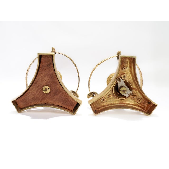 Pair of Antique French Ormolu Doré Gilt Bronze Etageres Bases by Thomire For Sale - Image 9 of 11