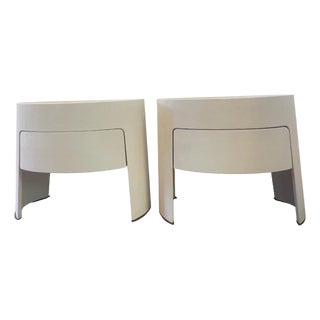 Goergetti Morfeo Night Stands (Metal Label on Bottom of Night Stands by Manufacturer) For Sale