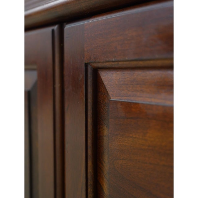 Knob Creek Penn Manor Cherry Curio Cabinet For Sale - Image 16 of 18