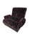 Set of Vintage Patterned Velvet Sofa and Two Coordinating Club Chairs For Sale - Image 10 of 14