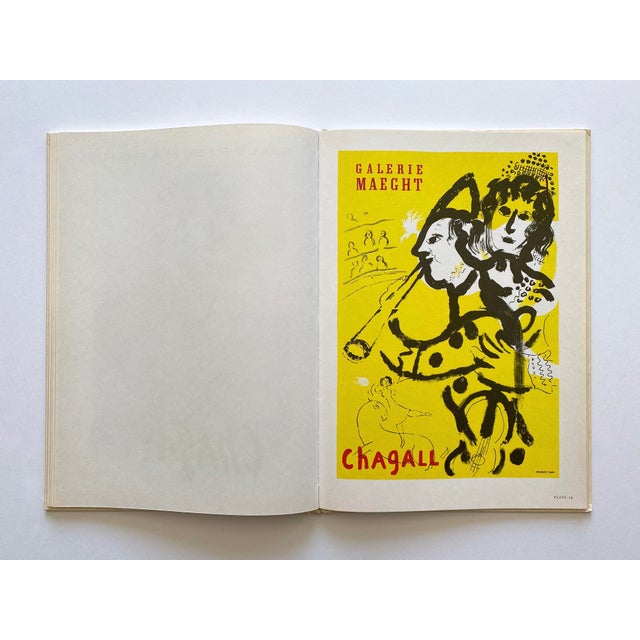 Marc Chagall " Posters and Personality " Vintage 1966 1st Edition Lithograph Print Extra Large Hardcover Mid Century Modern Art Book For Sale In Kansas City - Image 6 of 12