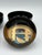 Vintage Signed “Kihachi” Japanese Lacquer Gold Makie, Hokusai Fuji Scenes Soup Bowl Set With Lids With Original Wooden Box - Set of 5 For Sale - Image 6 of 9