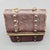 Travel Set with Lined Suitcase and Antique Perfume Bottles, 1850s, Set of 3 For Sale - Image 4 of 8