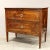 Louis XVI chest of drawers with two drawers and a drawer/writing desk Made of solid walnut, elegantly inlaid and trimmed -...