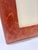 Glass Vintage Tooled Leather Picture Frame With Leaf Motif, Holds 4x6 Photo For Sale - Image 7 of 12