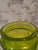 Mid-Century Modern Vintage Green Glass Apothecary Jar With Optic Swirl For Sale - Image 3 of 13