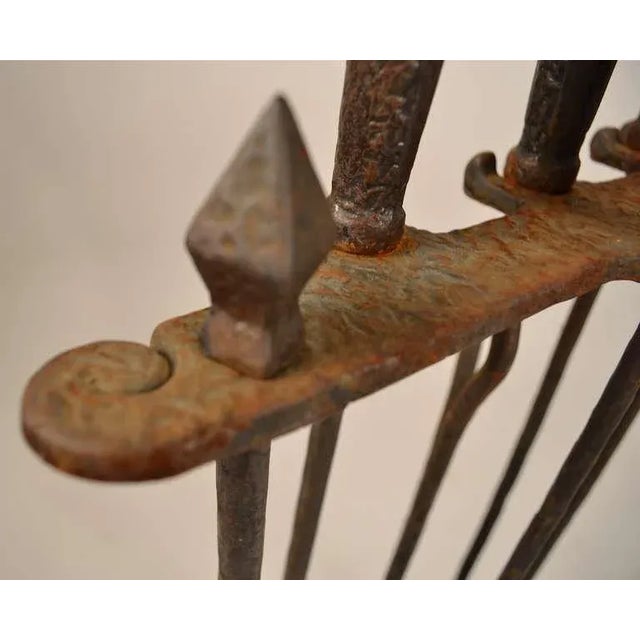 Five Piece Arts & Crafts Fireplace Tool Set For Sale In New York - Image 6 of 9