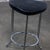 Chrome Early to Mid-20th Century Art Deco Streamline Moderne Low Stool Solid Chrome Legs & Black Vinyl Seat For Sale - Image 8 of 18