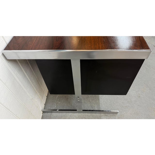 Mid-Century Modern Hugh Acton Style Rosewood Executive Desk For Sale - Image 9 of 13