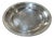 Malmaison Pattern Round Silver-Plated Metal Tray from Christofle For Sale
