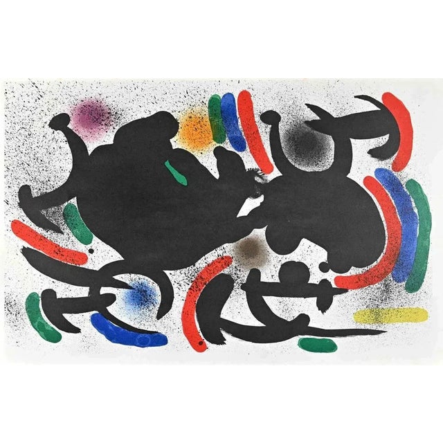 Modern Joan Miró, Lithographe I, Plate VII, Lithograph, 1972 For Sale - Image 3 of 3