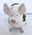 Vintage Wemyss Hand Painted Clover Covered Ceramic Pig For Sale - Image 4 of 9