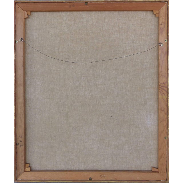 Mexican Artist Mario Lopez Cano Oil Painting on Canvas For Sale - Image 10 of 11