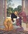 1925 Maxfield Parrish Lithograph "Lady Ursula Kneeling Before King Pompdebile" For Sale