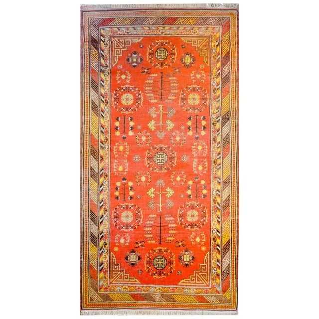 Textile Early 20th Century Khotan Rug For Sale - Image 7 of 7