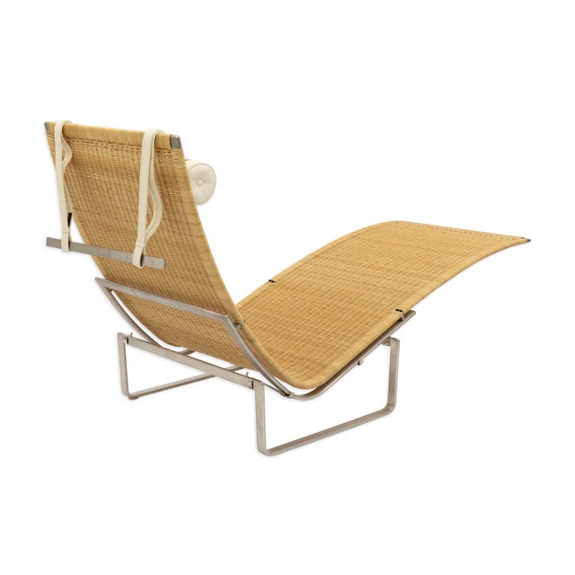 Mid-Century Modern Pk24 Chaise Longue Chair by Poul Kjærholm for Fritz Hansen For Sale - Image 3 of 10