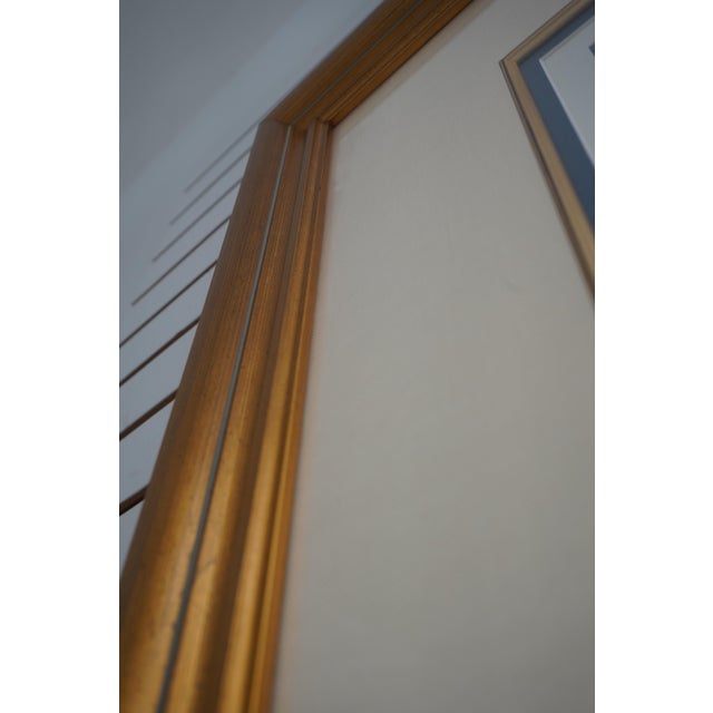 Sculpture Materials London Thames River Framed Engraving Print For Sale - Image 7 of 12