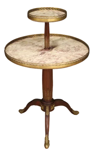 French Round Side Table, 1920