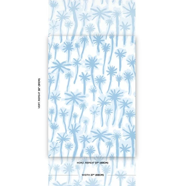 Based on hand-painted art by Abel Macias, Palmitas in mist is a wonderful mid-scale wallpaper design that is beautifully...