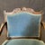 French Louis XV Set of 4 Chairs With Original Blue Mohair Upholstery For Sale - Image 4 of 12