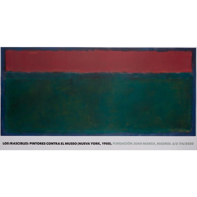 Red Over Green Poster after Mark Rothko For Sale - Image 6 of 6