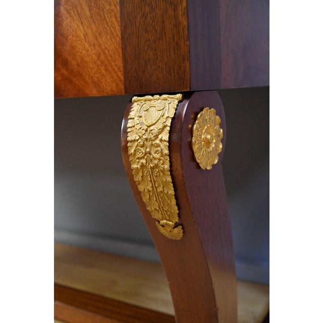 Egyptian Revival Style Mahogany Desk For Sale - Image 13 of 18