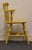 Wood Ethan Allen Decorated Heirloom Maple Comb Back Accent Vanity Chair 14-6040 - 411 Daffodil Yellow For Sale - Image 7 of 9