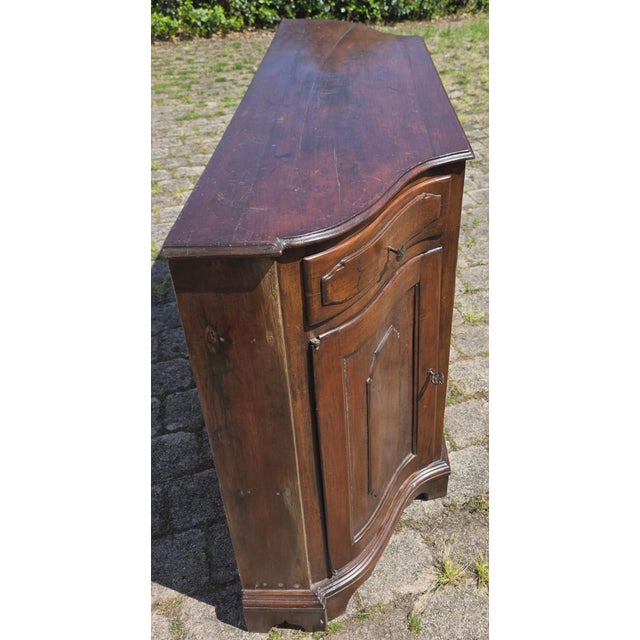 Brown Venetian Walnut Sideboard, 19th Century For Sale - Image 8 of 8