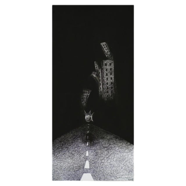 Keziat, the Journey, Original Ink Drawing, 2009 For Sale