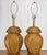 Chinoiserie Vintage Coastal Chinoiserie Faux Rattan Pagoda Table Lamps - A Pair For Sale - Image 3 of 12