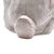 VTG Studio Pottery Rabbit Sculpture White Glaze Glass EyesTerracotta 9" For Sale - Image 12 of 13