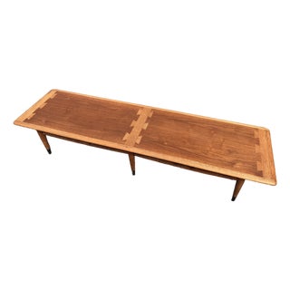 1960s Lane Acclaim XL Dovetail Coffee Table For Sale