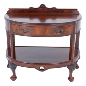 Chippendale Sideboard Mahogany Server Ball and Claw Feet 1900, 1890s