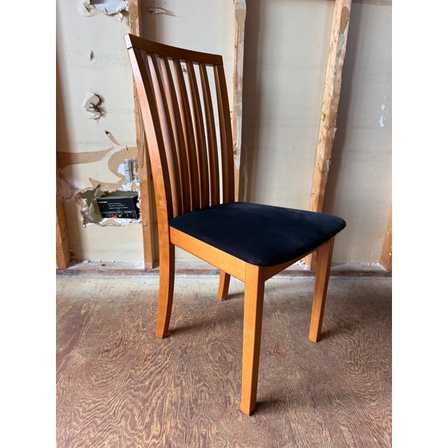 Skovby Furniture Set of 8 Mid Century Style Modern High Back Teak Dining Chairs For Sale - Image 14 of 17