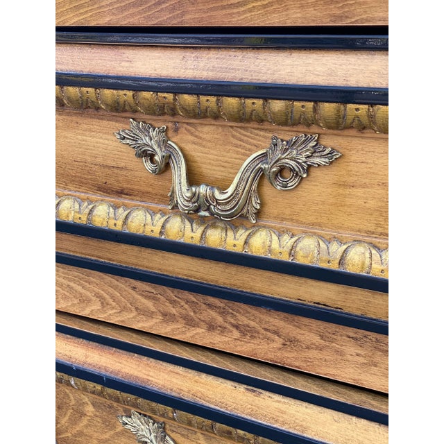 Hollywood Regency Vintage Hollywood Regency Dresser Commode For Sale - Image 3 of 13